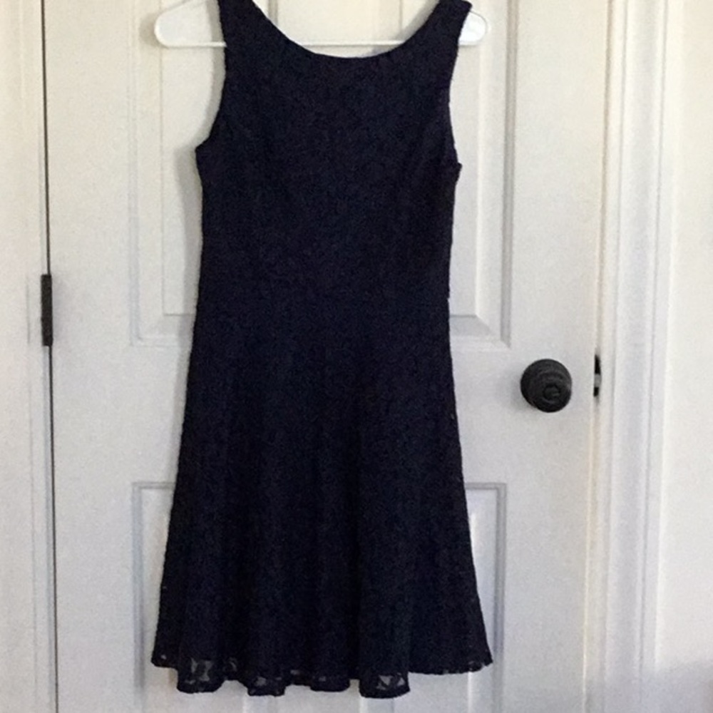 Navy lace aline dress.  Tags still on. Never worn.